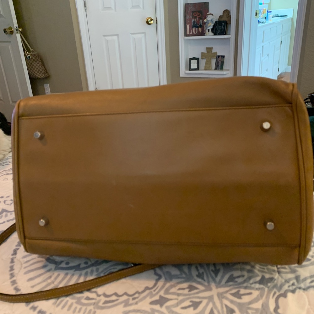 Prada Two Way Leather Shoulder Bag with Detachable Strap and Lock & Keys - Picture 7 of 16